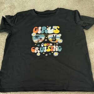 Black Graphic Kids T-Shirt